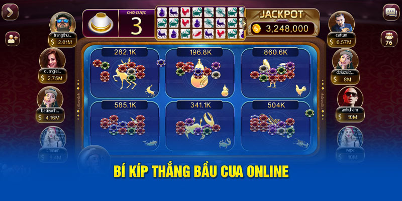 Bí kíp thắng bầu cua online